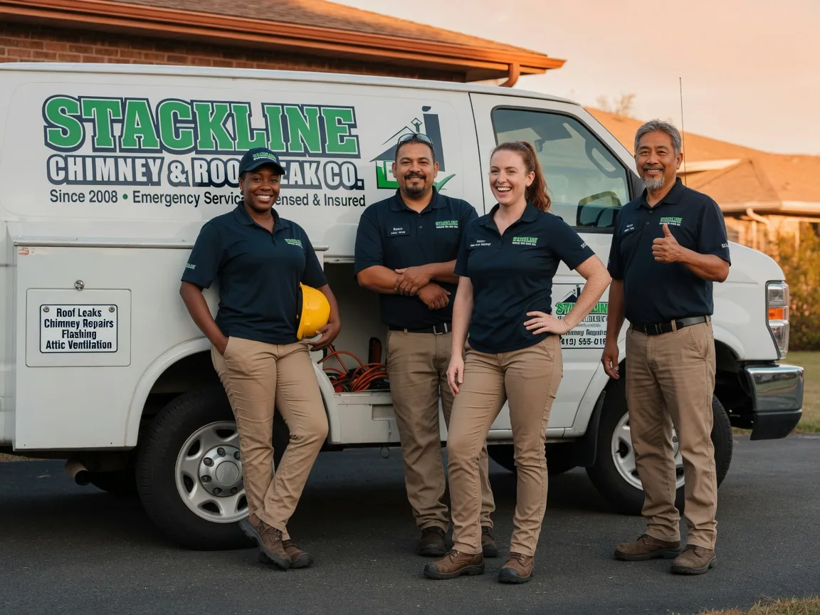 Chimney flashing repair company in Latham, KS